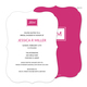 Square Initials Invitations Image 3 of 9